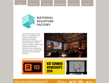 Tablet Screenshot of nationalsculpturefactory.com